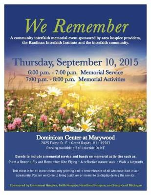 Interfaith Memorial Service